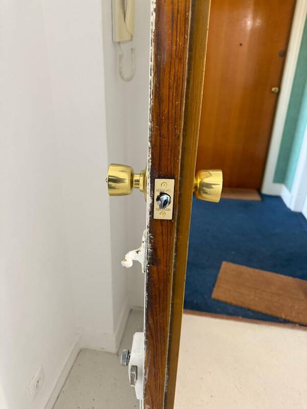 Pose nouvelle serrure tubulaire